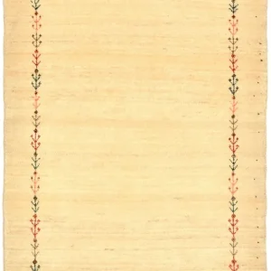 Gabbeh Teppich - Loribaft Perser 93 x 64 cm - natur