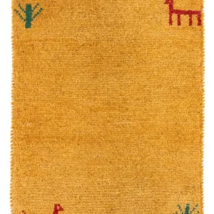 Gabbeh Teppich - Loribaft Perser 60 x 40 cm - orange