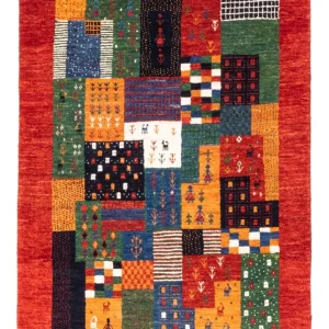Gabbeh Teppich - Loribaft Perser - Royal - 118 x 84 cm - mehrfarbig