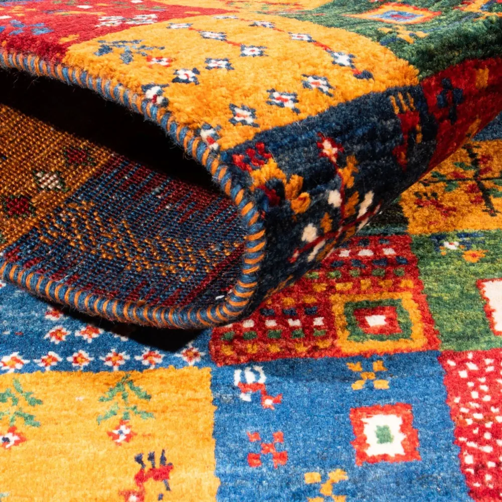 Gabbeh Teppich - Loribaft Perser - Royal - 119 x 85 cm - mehrfarbig