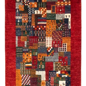 Gabbeh Teppich - Loribaft Perser - Royal - 122 x 82 cm - mehrfarbig