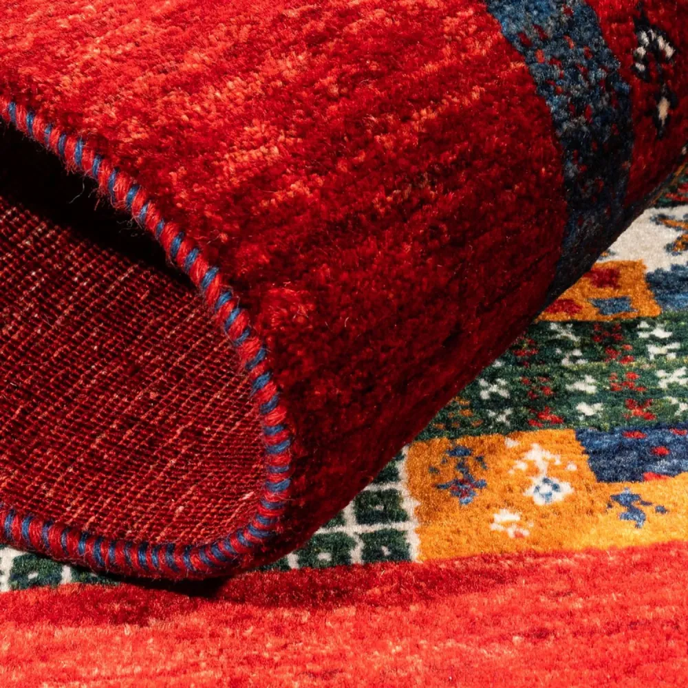 Gabbeh Teppich - Loribaft Perser - Royal - 122 x 82 cm - mehrfarbig