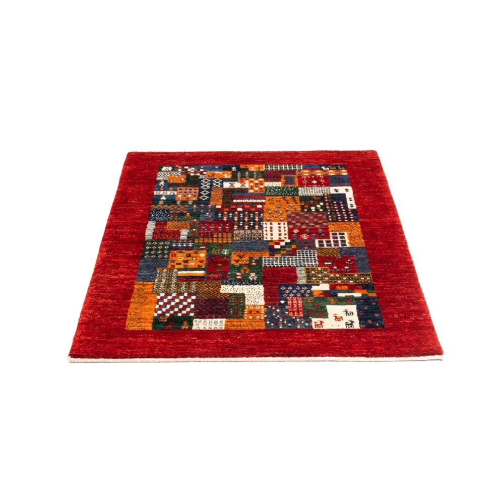 Gabbeh Teppich - Loribaft Perser - Royal - 122 x 82 cm - mehrfarbig