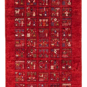 Gabbeh Teppich - Loribaft Perser - Royal - 124 x 82 cm - mehrfarbig