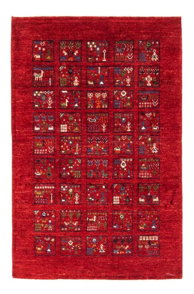 Gabbeh Teppich - Loribaft Perser - Royal - 124 x 82 cm - mehrfarbig