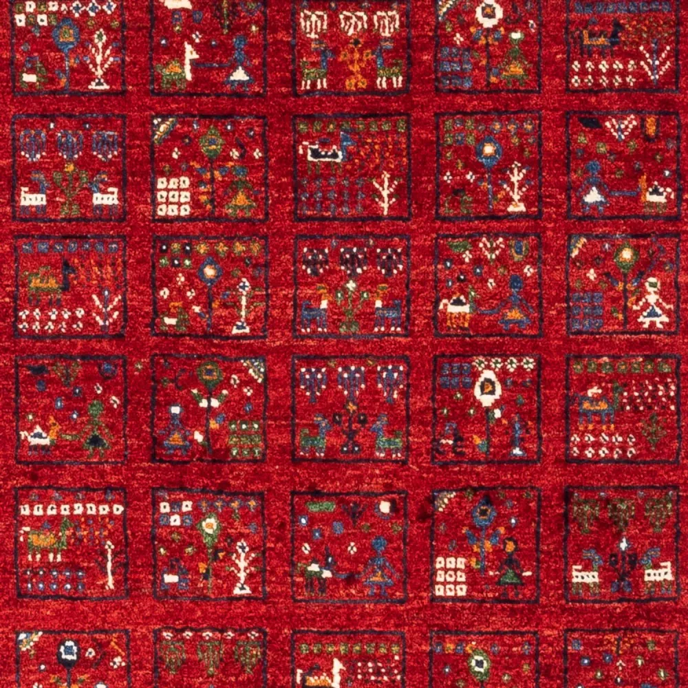 Gabbeh Teppich - Loribaft Perser - Royal - 124 x 82 cm - mehrfarbig