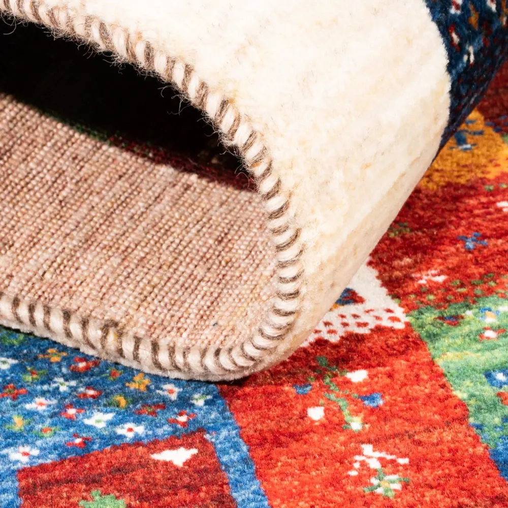 Gabbeh Teppich - Loribaft Perser - Royal - 125 x 83 cm - mehrfarbig