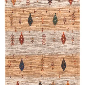 Gabbeh Teppich - Loribaft Perser - Royal - 125 x 85 cm - grau