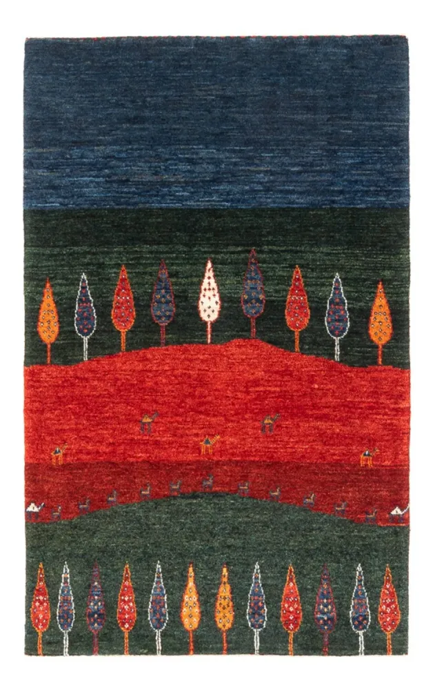 Gabbeh Teppich - Loribaft Perser - Royal - 126 x 86 cm - mehrfarbig