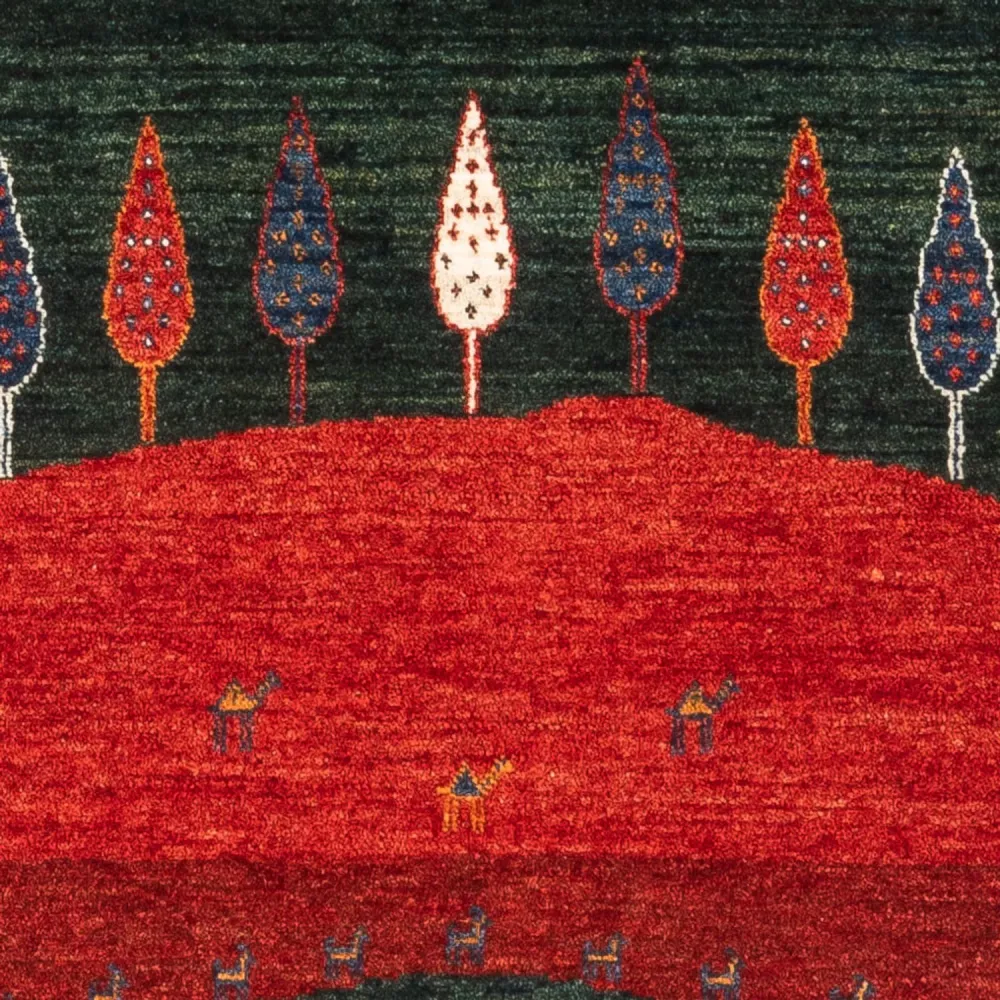 Gabbeh Teppich - Loribaft Perser - Royal - 126 x 86 cm - mehrfarbig