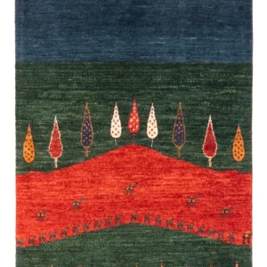 Gabbeh Teppich - Loribaft Perser - Royal - 126 x 82 cm - mehrfarbig