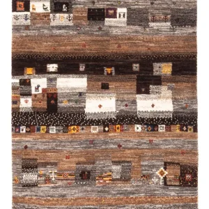 Gabbeh Teppich - Loribaft Perser - Royal - 129 x 84 cm - mehrfarbig