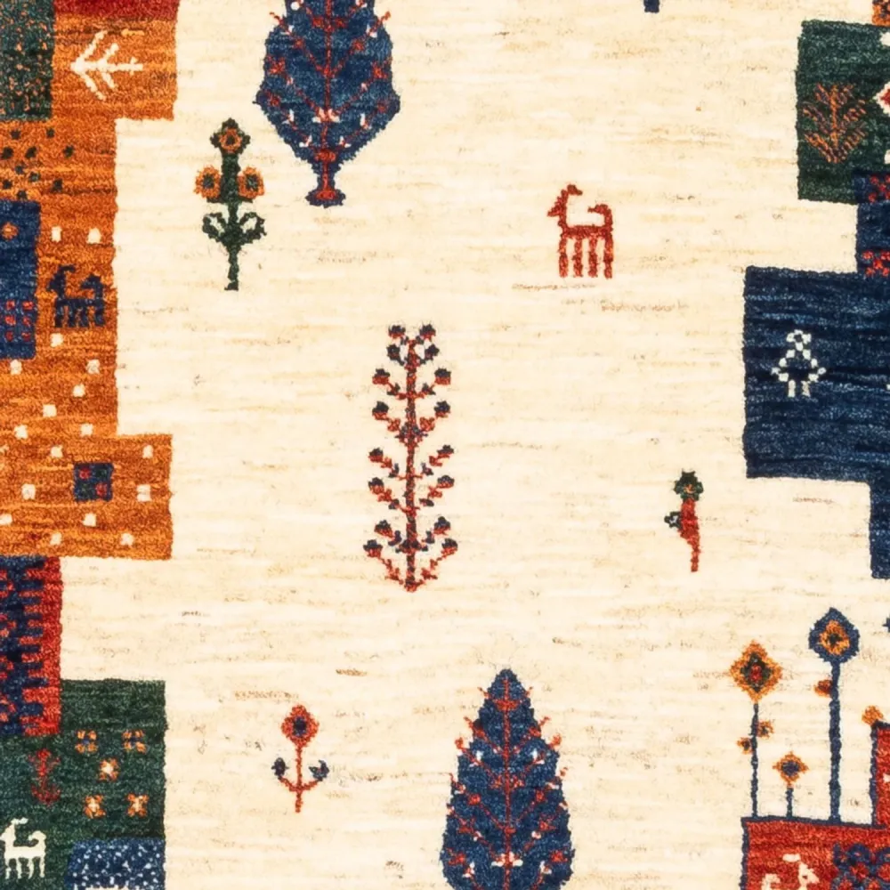 Gabbeh Teppich - Loribaft Perser - Royal - 130 x 85 cm - mehrfarbig