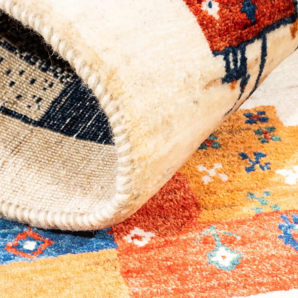 Gabbeh Teppich - Loribaft Perser - Royal - 130 x 85 cm - mehrfarbig