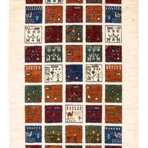 Gabbeh Teppich - Loribaft Perser - Royal - 132 x 84 cm - mehrfarbig
