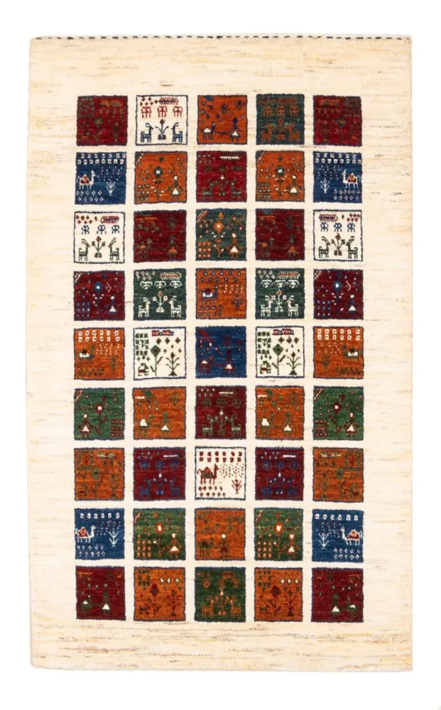 Gabbeh Teppich - Loribaft Perser - Royal - 132 x 84 cm - mehrfarbig