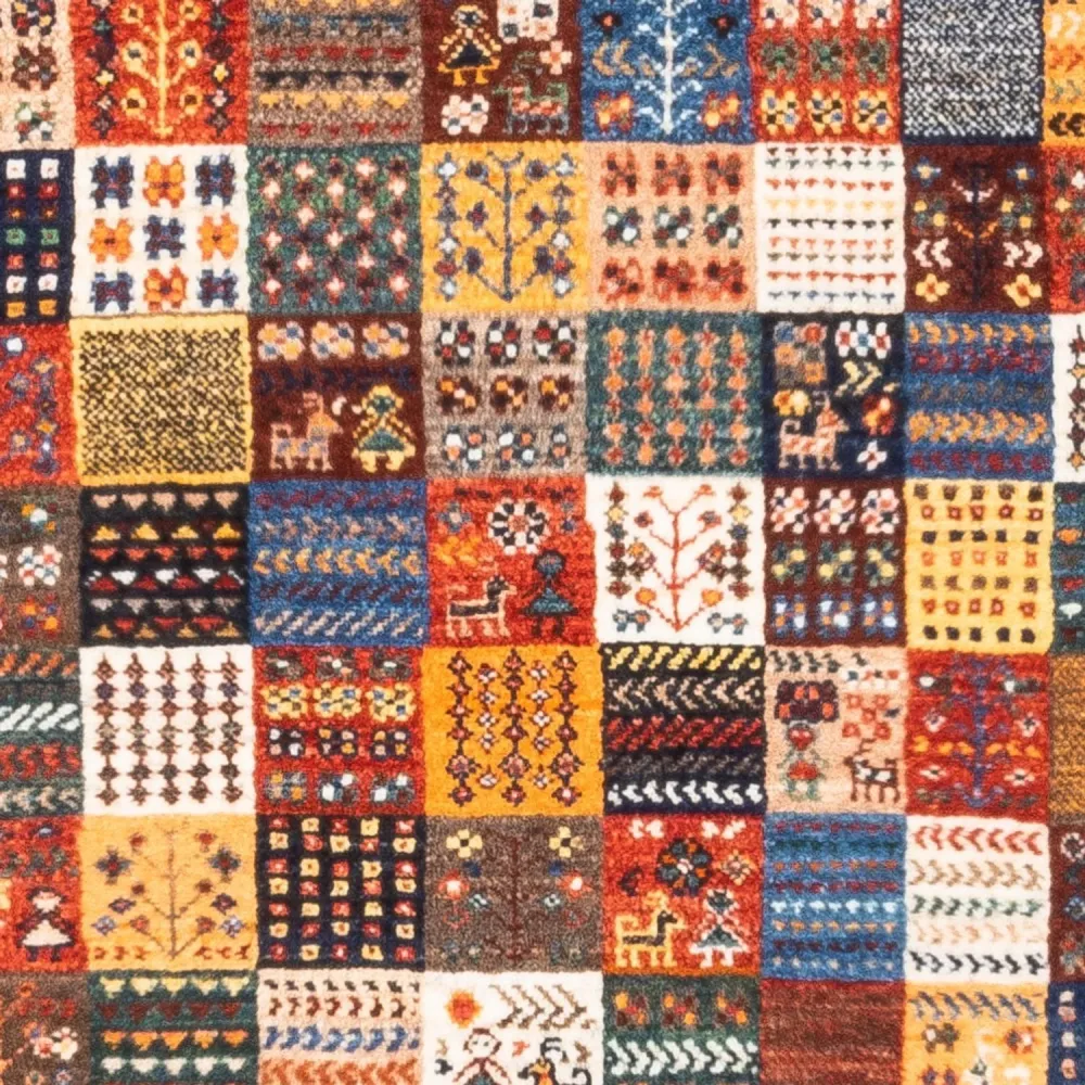 Gabbeh Teppich - Loribaft Perser - Royal - 132 x 84 cm - mehrfarbig