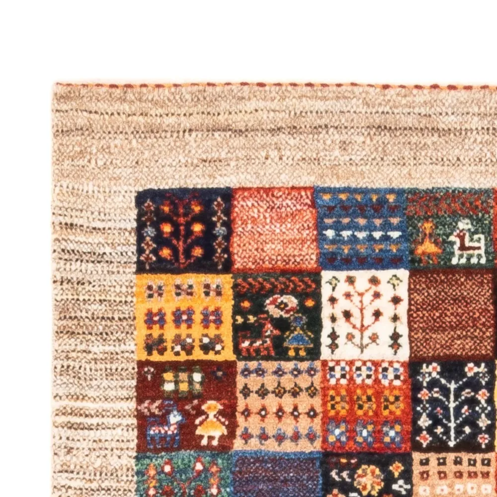 Gabbeh Teppich - Loribaft Perser - Royal - 132 x 84 cm - mehrfarbig