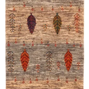 Gabbeh Teppich - Loribaft Perser - Royal - 133 x 81 cm - mehrfarbig