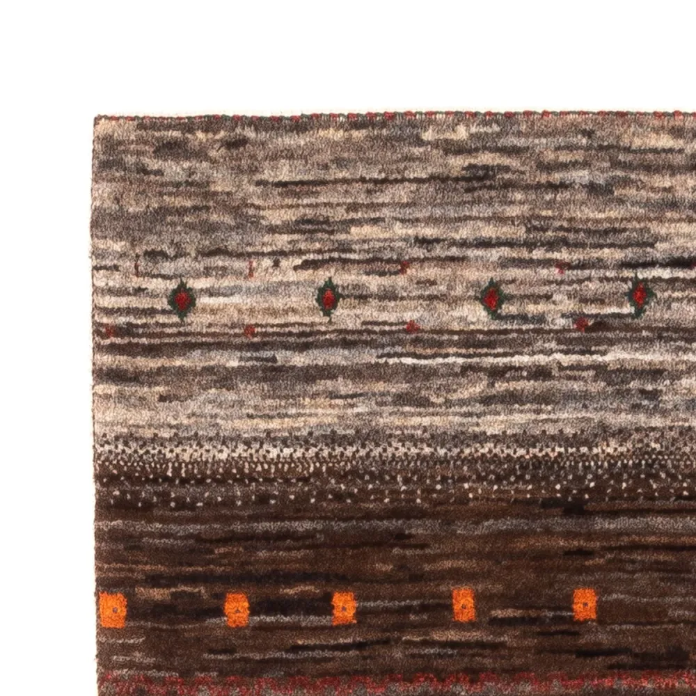 Gabbeh Teppich - Loribaft Perser - Royal - 134 x 84 cm - grau