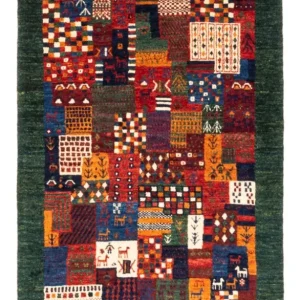 Gabbeh Teppich - Loribaft Perser - Royal - 134 x 82 cm - mehrfarbig