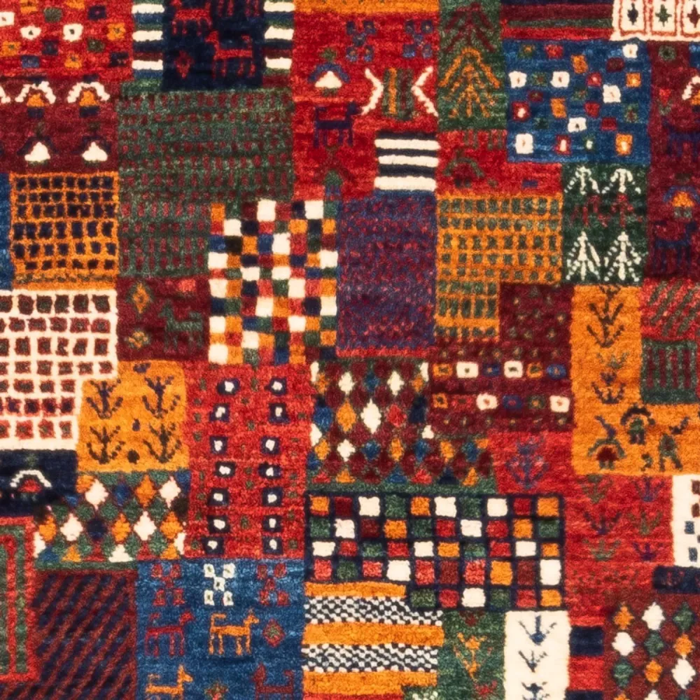 Gabbeh Teppich - Loribaft Perser - Royal - 134 x 82 cm - mehrfarbig