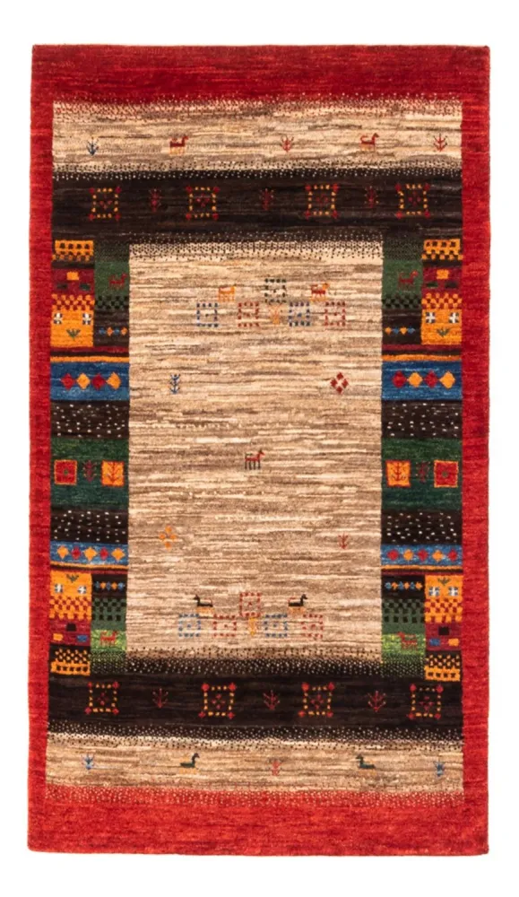 Gabbeh Teppich - Loribaft Perser - Royal - 140 x 86 cm - mehrfarbig