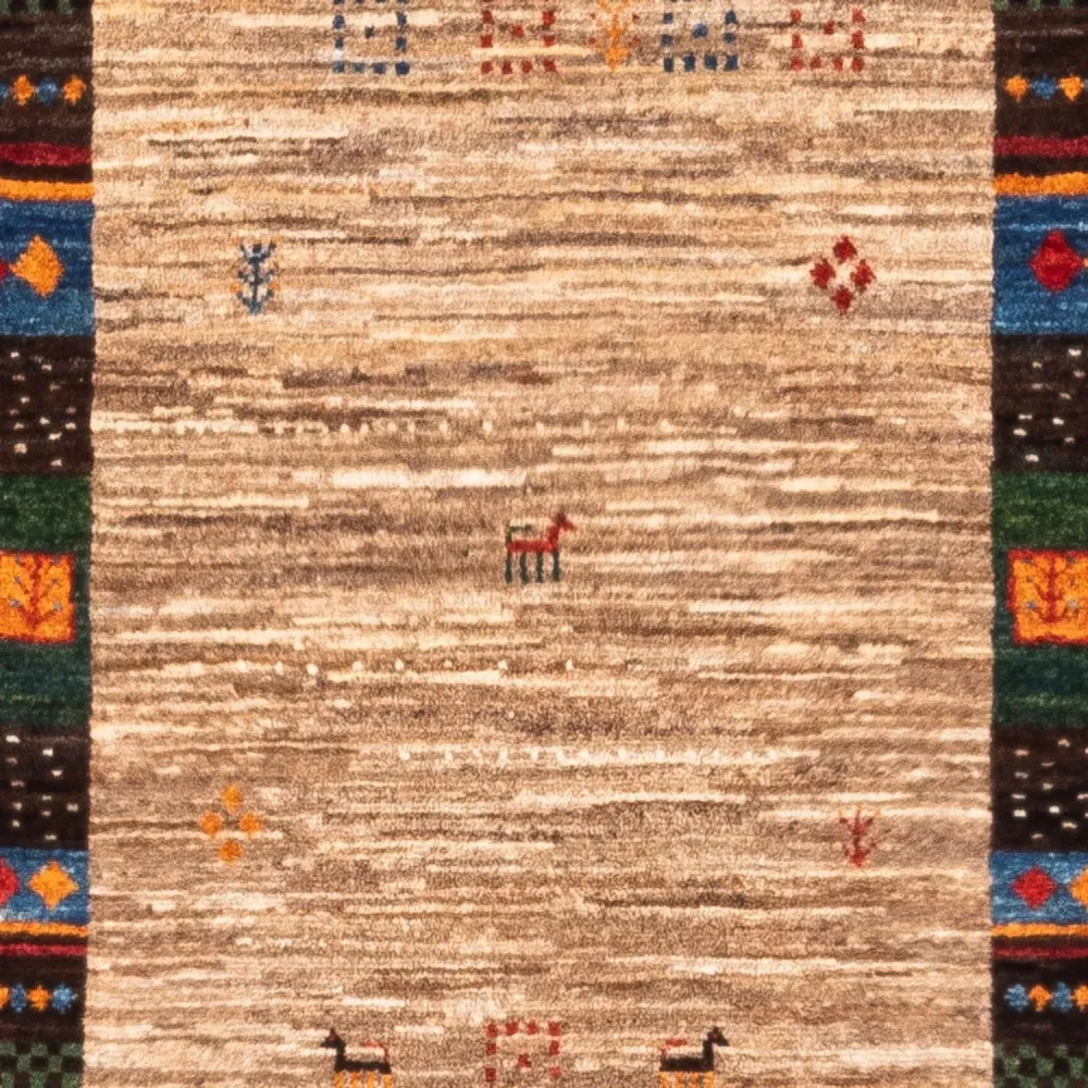 Gabbeh Teppich - Loribaft Perser - Royal - 140 x 86 cm - mehrfarbig