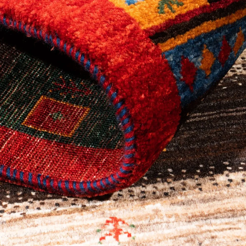 Gabbeh Teppich - Loribaft Perser - Royal - 140 x 86 cm - mehrfarbig