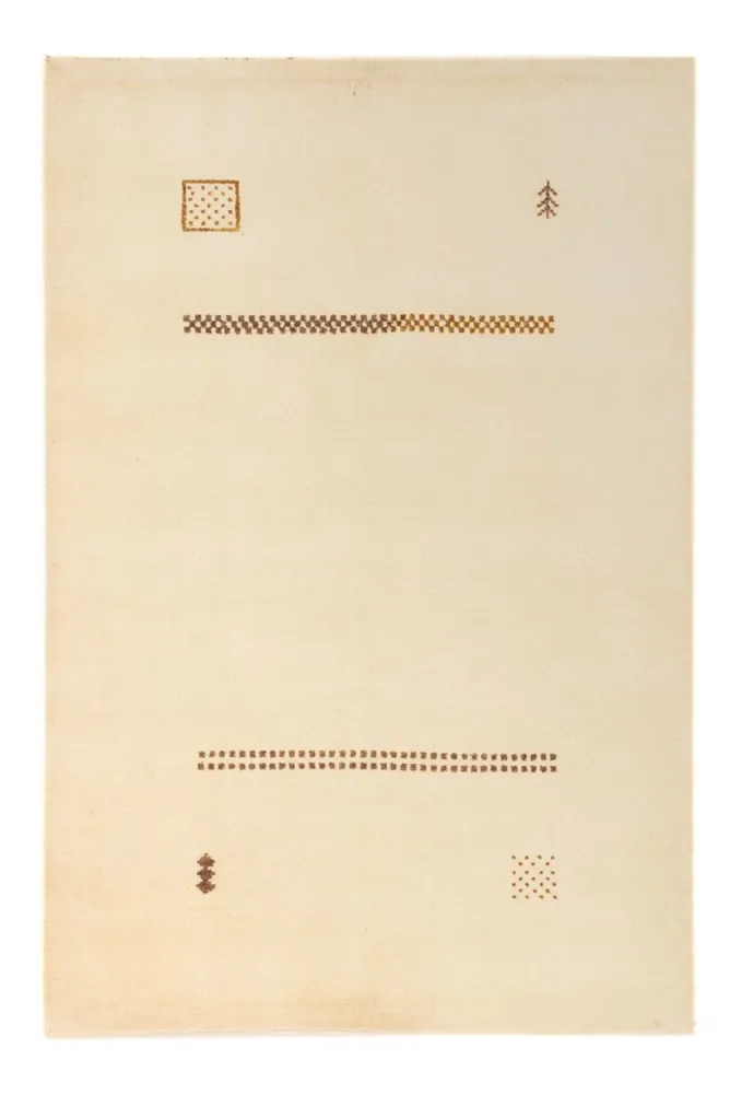 Gabbeh Teppich - Loribaft Softy - 174 x 120 cm - beige