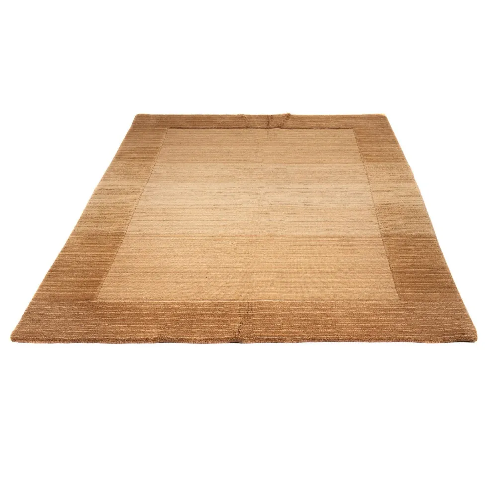 Gabbeh Teppich - Loribaft Softy 200 x 140 cm - hellbraun
