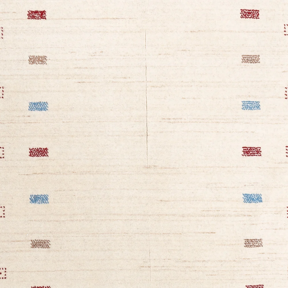 Gabbeh Teppich - Loribaft Softy - 240 x 170 cm - naturweiß