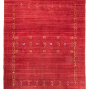Gabbeh Teppich - Loribaft Softy 240 x 170 cm - dunkelrot