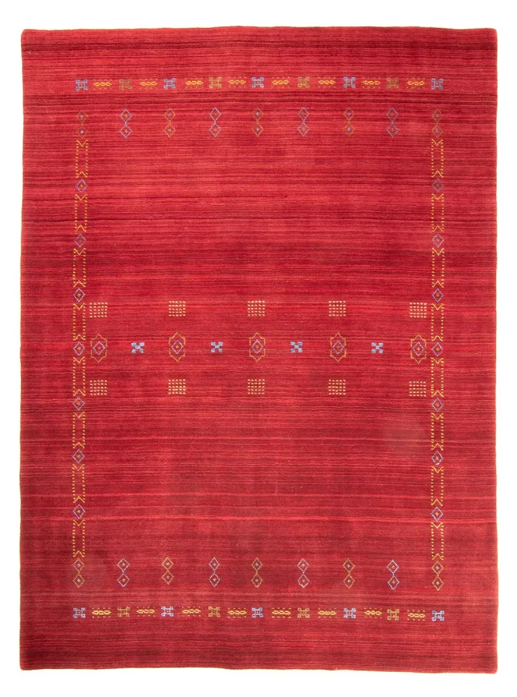 Gabbeh Teppich - Loribaft Softy 240 x 170 cm - dunkelrot