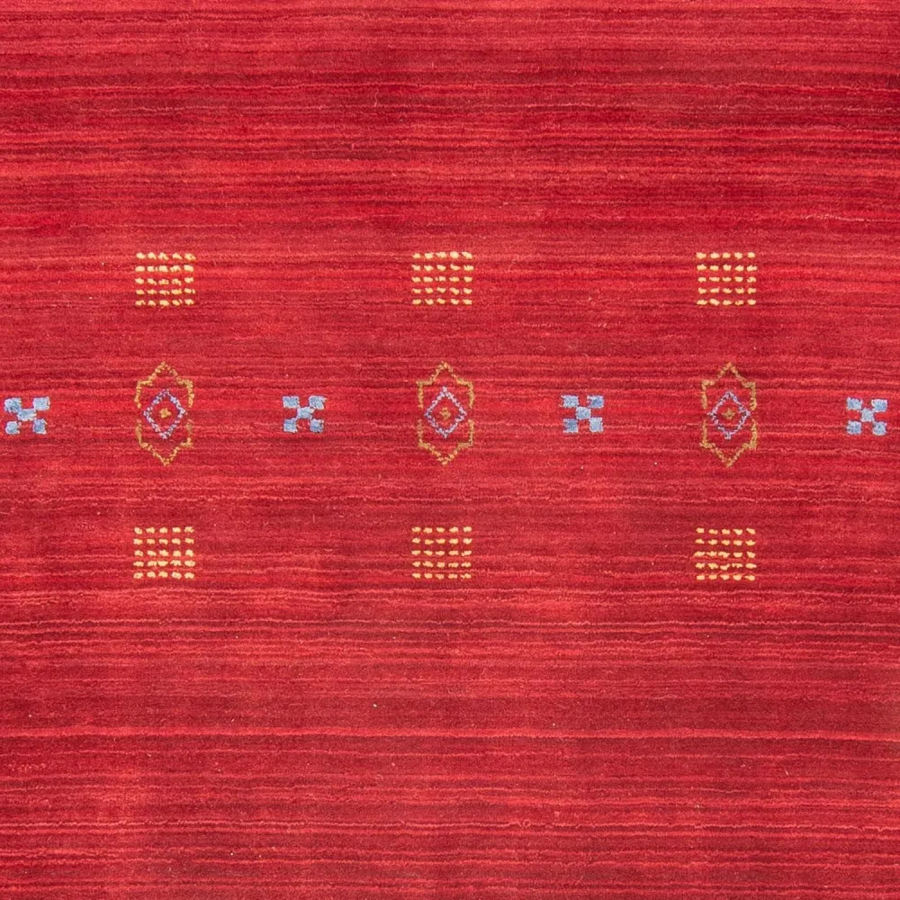 Gabbeh Teppich - Loribaft Softy 240 x 170 cm - dunkelrot