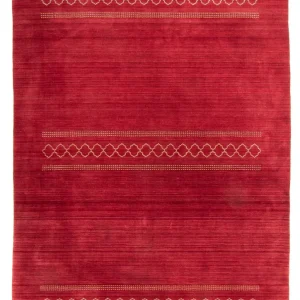 Gabbeh Teppich - Loribaft Softy 240 x 170 cm - dunkelrot