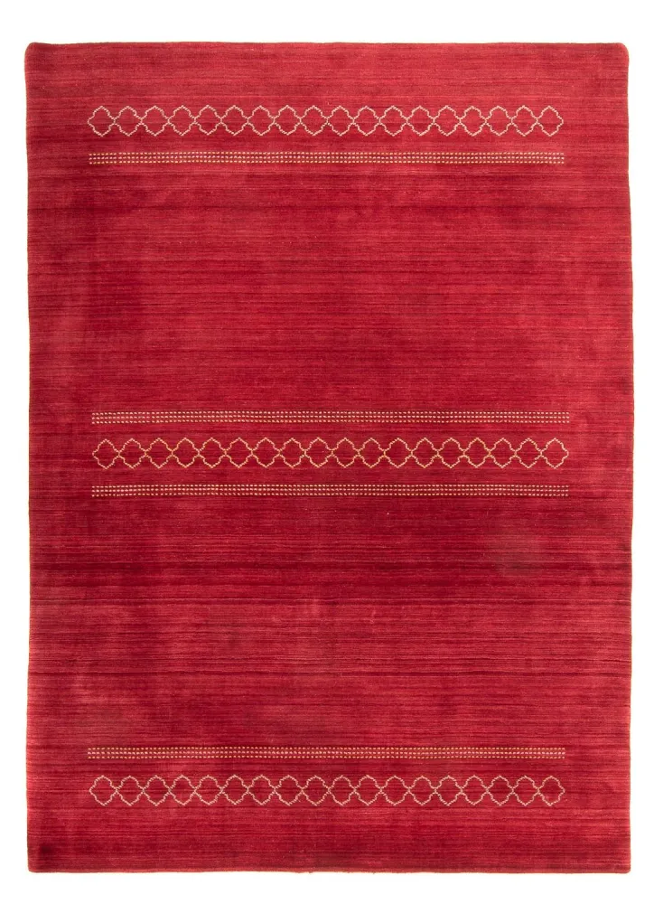 Gabbeh Teppich - Loribaft Softy 240 x 170 cm - dunkelrot