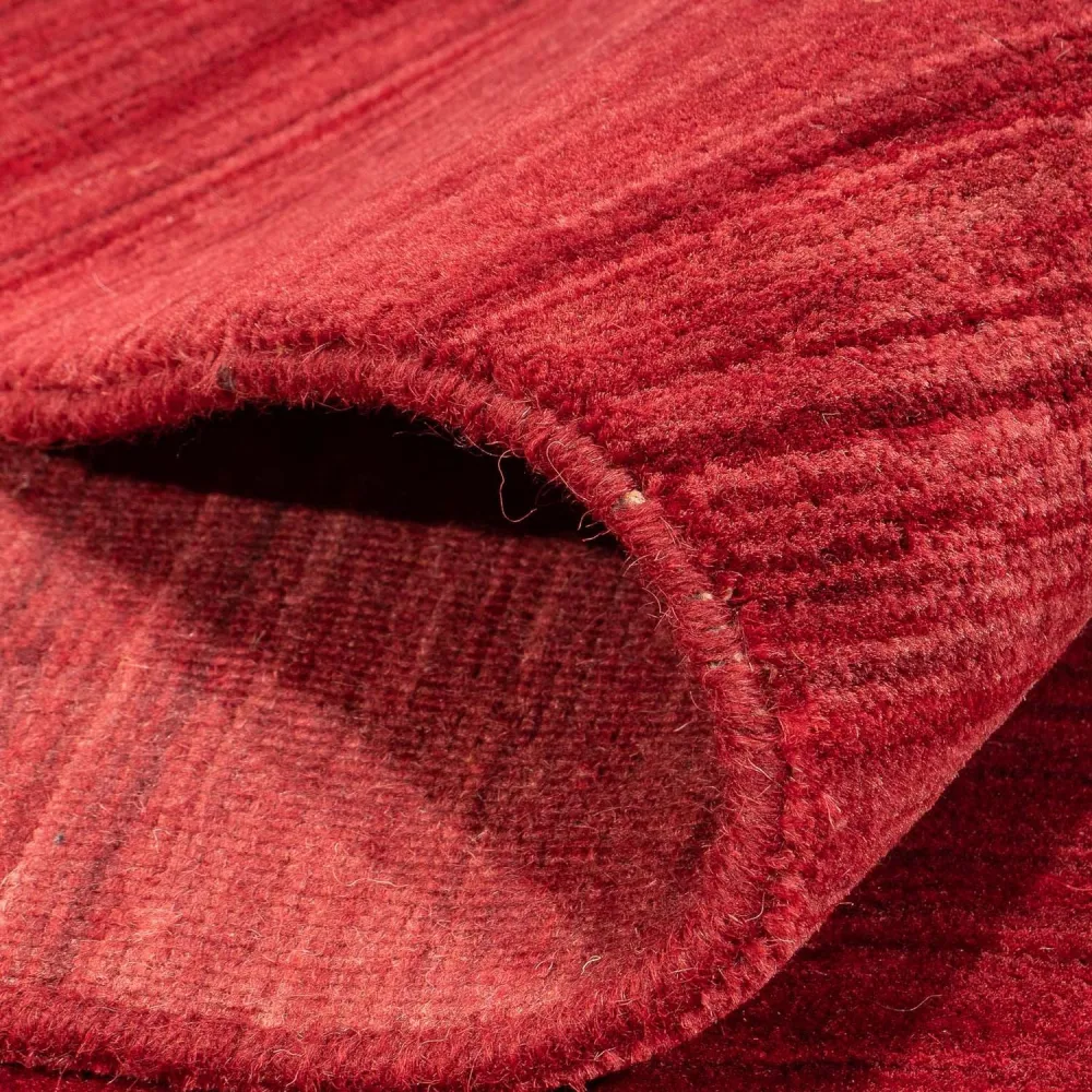 Gabbeh Teppich - Loribaft Softy 240 x 170 cm - dunkelrot