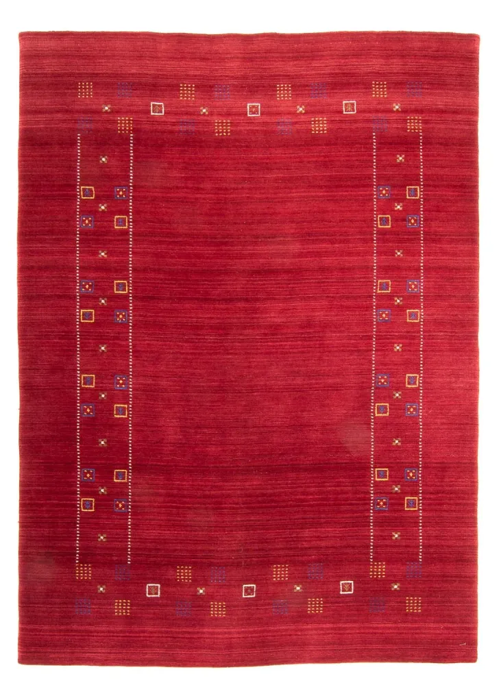 Gabbeh Teppich - Loribaft Softy 240 x 170 cm - dunkelrot