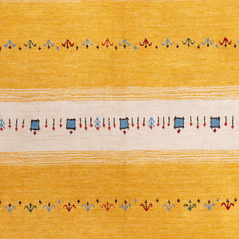 Gabbeh Teppich - Loribaft Softy - 240 x 170 cm - gold