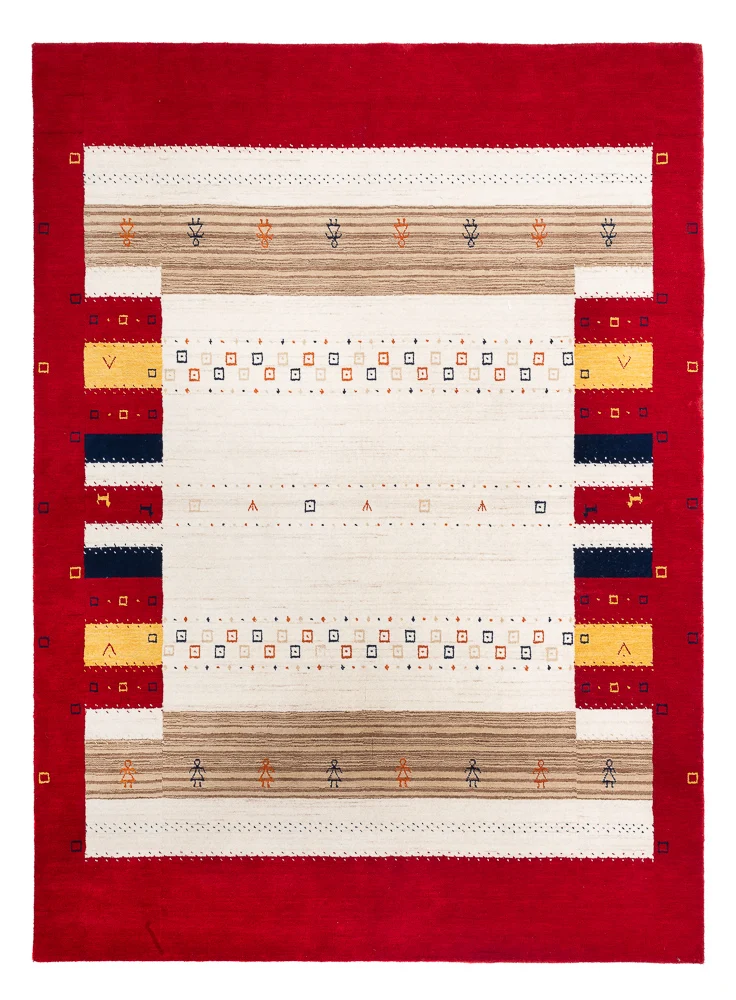 Gabbeh Teppich - Loribaft Softy - 240 x 170 cm - mehrfarbig