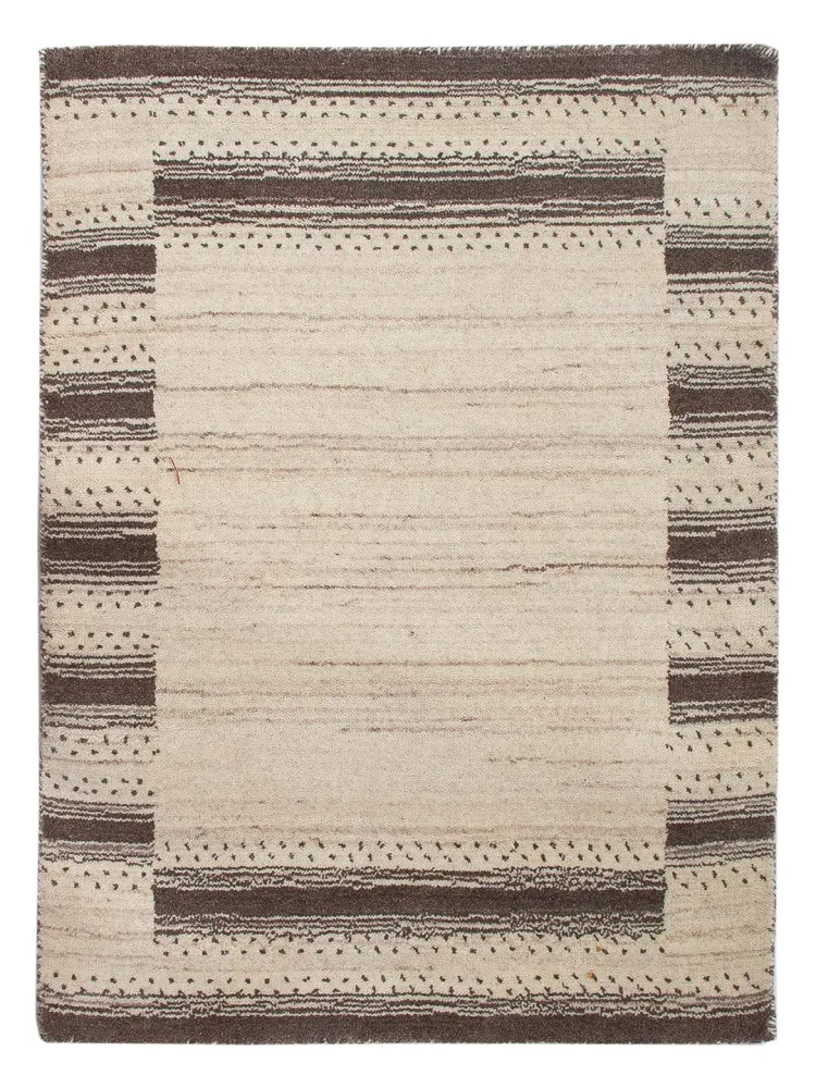 Gabbeh Teppich - Loribaft Softy - 90 x 60 cm - beige