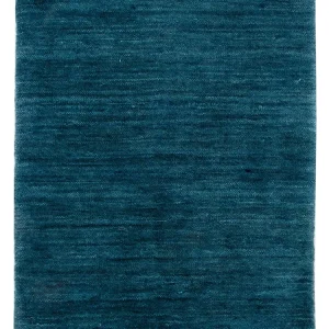 Gabbeh Teppich - Loribaft Softy - 60 x 40 cm - blau