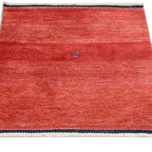 Gabbeh Teppich - Perser 111 x 111 cm - rot