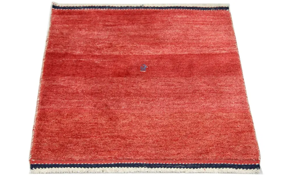 Gabbeh Teppich - Perser 111 x 111 cm - rot