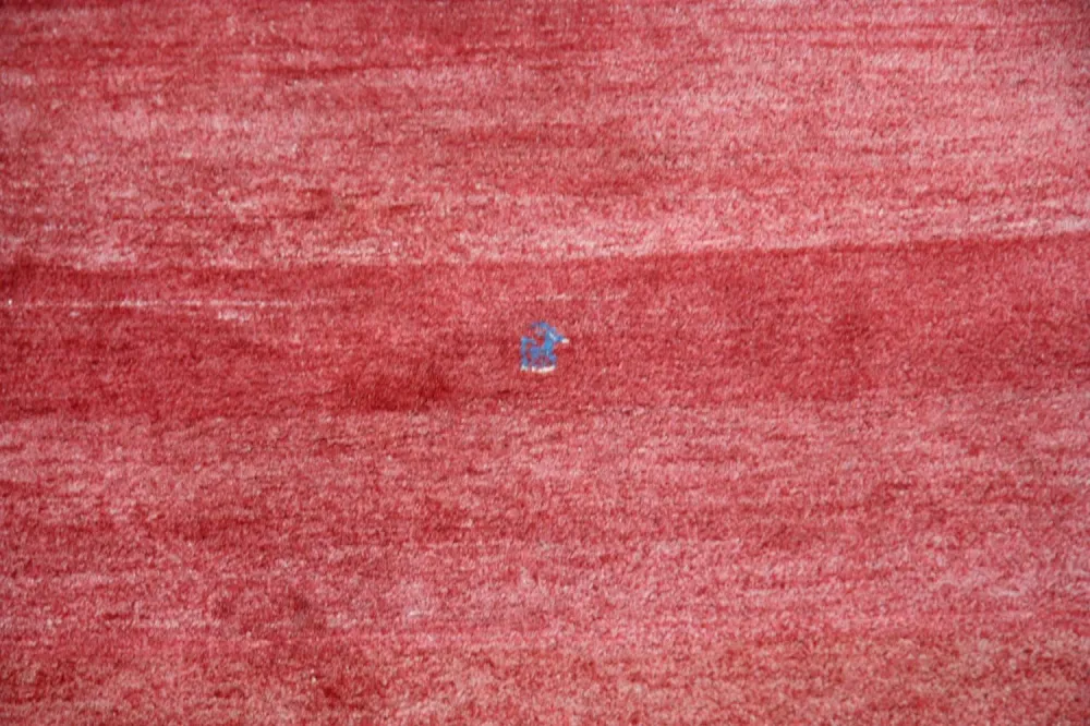 Gabbeh Teppich - Perser 111 x 111 cm - rot
