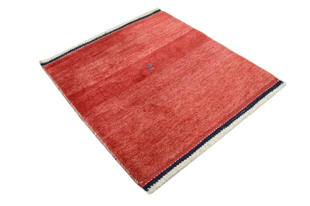 Gabbeh Teppich - Perser 111 x 111 cm - rot