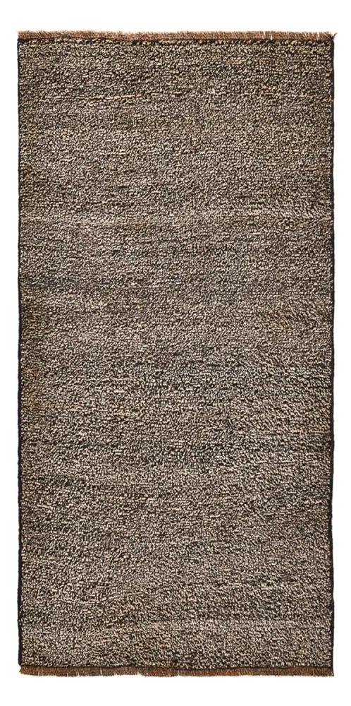 Gabbeh Teppich - Perser - 122 x 61 cm - dunkelbeige
