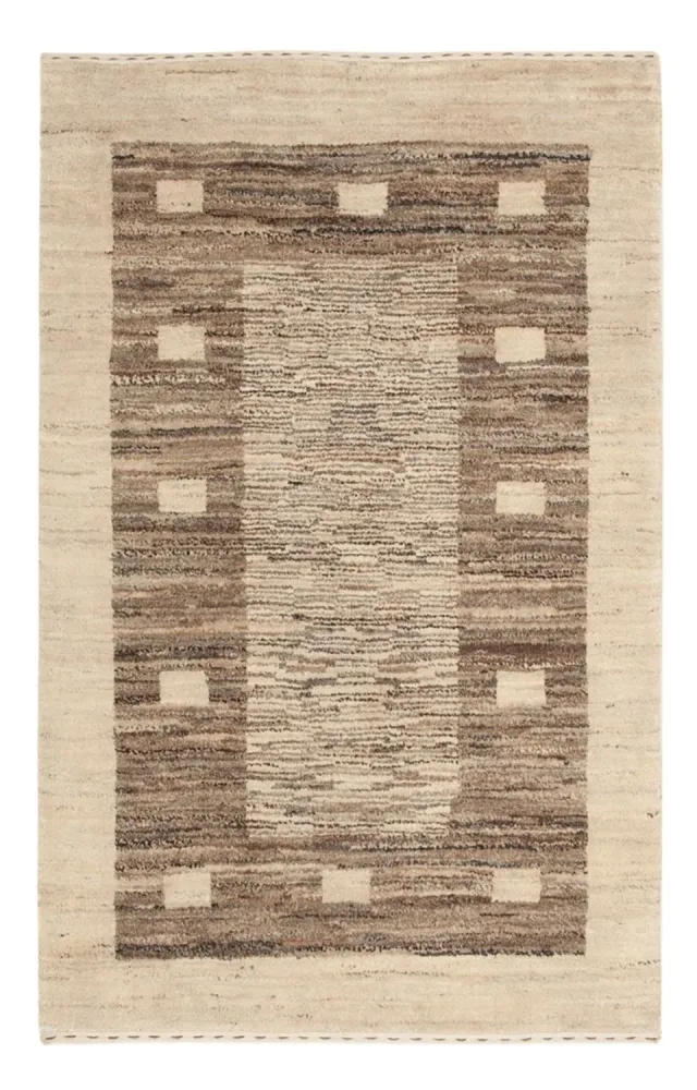 Gabbeh Teppich - Perser - 122 x 76 cm - natur