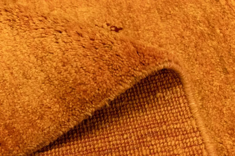 Gabbeh Teppich - Perser 132 x 86 cm - gold